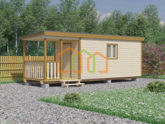 Бытовка дачная эконом Фикус - 2