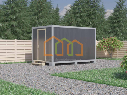 Блок контейнер для дачи Енисей (ДВП)